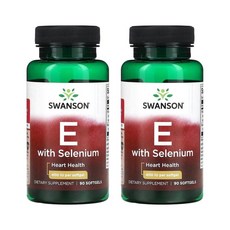 스완슨 비타민 E 셀레늄 400IU 90정 2병 Vitamin E Selenium