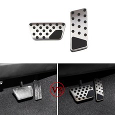 차량 페달 액세서리 JK 방지 스틸 가속 지프 랭글러 자동차 2017 브레이크 미끄럼 스테인레스 2007 커버