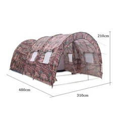 루프탑텐트 루프탑텐트하드세단 차박텐트 우레탄창차박텐트480x310x210cm 대형 터널 텐트 5-8 인용 가족 하, 02 as picture