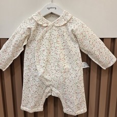 아가방 초특가세일~~ 봄을 부르는 화사한 핑크 잔꽃무늬 디자인의 여자아기 배내가운 ~~