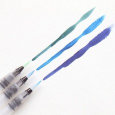 워터브러쉬 수채화 붓 3개 휴대용 간편한 미술 준비물, 1개, 상세페이지 참조