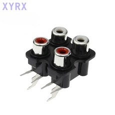 홀 스테레오 오디오 잭 입력 소켓 커넥터 로터스 증폭기 인터페이스 신호 연결, 1개