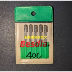 一品鑽石 BM 系列 鑽石磨棒 (柄徑ø3.0 mm) BM 40C 120# (1包5支), 1個