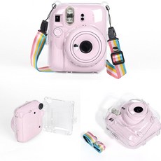 인스탁스 미니 12 크리스탈 투명 케이스 +미니액자+클리너, 1세트