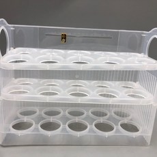 DIU 冰箱用側門雞蛋收納盒食品級保鮮盒專用整理收納翻轉雞蛋盒雞蛋託, 1個, 無規格