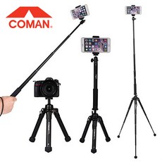 코만 COMAN MT50+E350 KIT 스마트폰 삼각대, 1개