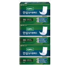 유한킴벌리 디펜드 안심 일자형 패드 성인기저귀, 3개