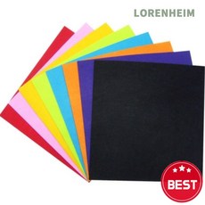 로렌하임 대원 칼라 부직포 진갈색 90cm 장식용 공예 펠트 원단 1개입 공예프로젝트