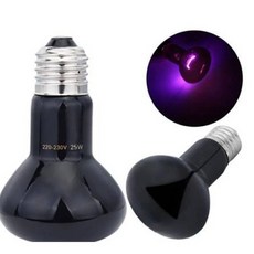 발열전구 온열 열등 UVA LED 애완동물 히팅 램프 적외선 4가지 주야간 전구 25W50W75W100W E27 파충류 히트, Black-75W