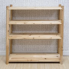 모든공방 원목 DIY 다용도 선반 4단 800 선반대 진열대, 1개