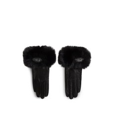 칼 라거펠트 페이크 퍼 레더 장갑