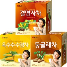 담터 3종 결명자차 100T + 담터 옥수수수염차 100T + 담터 둥굴레차 100T, 1세트, 100개입, 1.2g
