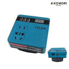 KOMORI 牧田電池智能逆變器，多功能110V電源轉換器，配備USB接口, 1個