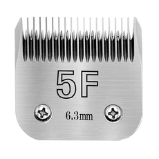 전문 애완견 개 고양이 손질 분리형 블레이드는 대부분의 Andis Oster A5 & 76 Wahl KM 10 시리즈 동물 가, 01 NO.5F--6.3mm