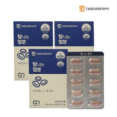 DAEWOONG LIFE SCIENCE 鐵&綜合維他命保健錠 650mg, 30片, 3個