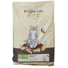 뉴트리나 프라임캣 에코 전연령 5kg 길냥이 길고양이사료, 1개