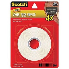 3M)양면테이프(5140/18mmx4m/VHB), 1개