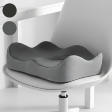 리니코 프리미엄 3D 메모리폼 도넛 방석, 그레이, 1개