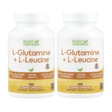 슈퍼뉴트리션 엘 글루타민 로이신 류신 120캡슐 2개 L Leucine Glutamine, 120정