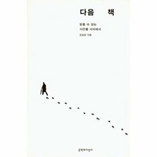 다음 책:읽을 수 없는 시간들 사이에서, 문학과지성사, 조효원 저