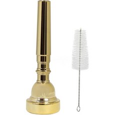 댄셰 골드 도금 메탈 트럼펫 마우스피스 7C u2026 - 전문가용 초보자 액세서리., 7C Silver Gold