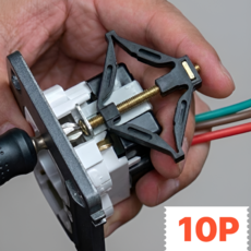 항상함께 스위치박스 커버 수리 고정 브라켓 나사, 10개