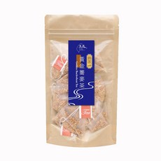 玉民黃金蕎麥熟茶立體茶包 台灣產蕎麥 無咖啡因 幫助消化 獨立包裝方便攜帶, 5g, 12個裝, 1袋