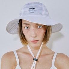 [방수/UV차단]구김스 베이직 서핑햇 1.0 비치햇/해변모자/등산모자, D type, 화이트(WHITE)