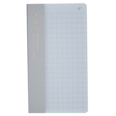 잇쇼니 넘버 노트 미니 그리드, 블루, 1개