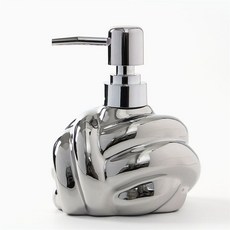 더초이스토어 세라믹 디스펜서(320ml 실버) 바디워시디스펜서