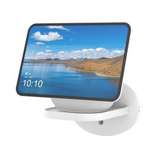PlusAcc Show 8(2025 발매)용 벽걸이 홀더 – 11・Sonos One Gen 2 ・Nest Wifi에 대응 설치 브라켓 스탠드 케, 02 화이트