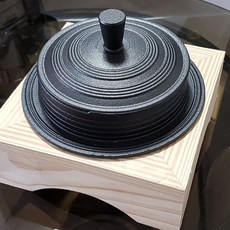 리빙 무쇠솥 14cm 가마솥 무쇠가마솥 길들인후사용, 1개