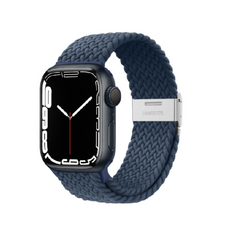 Jinho智慧型手錶尼龍環狀錶帶 TWO, 42/44/45mm, 36#深海軍藍