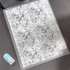 네일아트 파도 네일스티커 바다 물결 윤슬 젤네일 패턴 셀프네일아트, 1개, 물결파도 네일스티커 (YT5263)