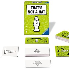 Ravensburger That's Not A Hat - 대중 문화 - 재미있는 블러핑 & 메모리 파티 카드 게임 3-8인용 | 가족을 위한 재미있는 엔터테인먼트 | 여행 친화