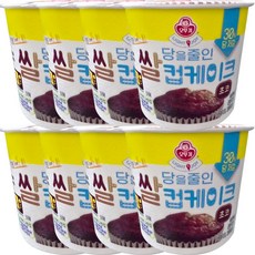 오뚜기 달걀 하나 톡 넣는 쌀컵케이크 초코, 60g, 8개