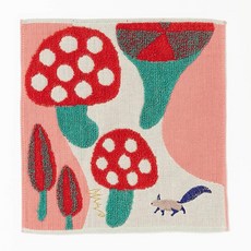 쿠스하시 모오리 (Kusubashi Mon Ori) morita MiW 거즈 파일 손수건 다람쥐 레드 A-66647-86-R 25×25cm
