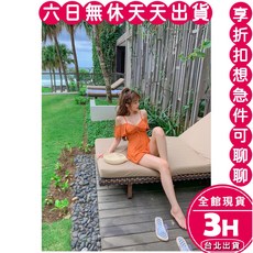 梨卡 大尺碼連身泳衣 泳裙 大胸泳裝 泳衣女 CR5319【現貨24H】, 橘色2XL(64-67kg)現貨馬上出貨