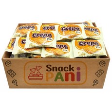 스낵파니 콩고물 미니 크레페 과자 개별포장 50개입, 1박스