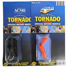 ACME 토네이도 호루라기 휘슬 심판용품, 블랙, 1개