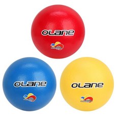 피구시합공 오레인 4호 21cm 1P 학교 체육 운동 공놀이 jja*890hJ, 레드