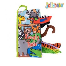 졸리베이비 꼬리책 까꿍책 정글테일즈 헝겊책 초점책 촉감놀이 애착인형 유모차걸이 신생아백일선물, 2. 정글테일즈 Jungly Tails