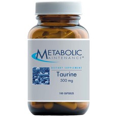 METABOLICMAINTENANCE 牛磺酸 500mg 膠囊, 100顆, 1罐
