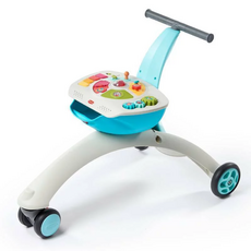 Tiny Love 嬰幼兒多功能學步車 互動遊戲學習 安全穩固設計, Blue/Green combination, 1個