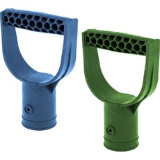 Wood Shovel D-Grip 교체용 - 2팩 삽용 D-그립 핸들 플라스틱 스노우 스페이드 교체 128370