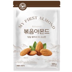 산과들에 25년산 햇 견과류 볶음아몬드, 500g, 1개