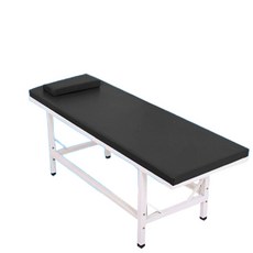 보건실 진료대 의무실 외래 간이침대 베드 양호실 수액 병원 검사 메디컬, (블랙) 190x60 단조