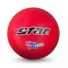 스타 피구공 소프트볼 스펀지볼 스포츠 볼 6색 3호, 1개, 주황