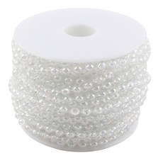 구슬줄라인 줄진주 구슬줄 비즈체인 줄비드 만들기재료, 1개, 진주체인5mm(AB)
