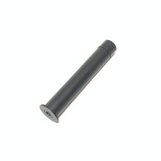 一字型橡膠門檔（單孔）304不鏽鋼霧黑 85mm, 1個